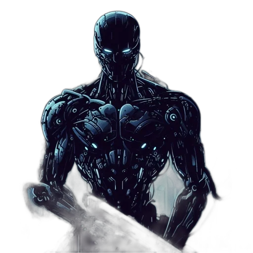 robot, mask, comic book art, concept art transparent PNG cut-out