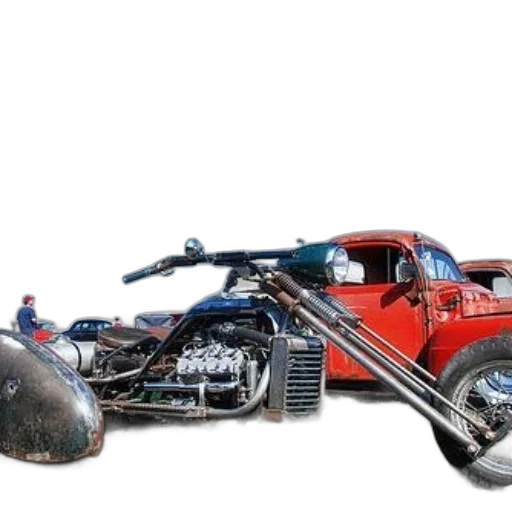 car, weapon, robot, 3d render transparent PNG cut-out