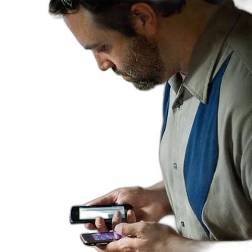 staff, man, button-down, shirt transparent PNG cut-out