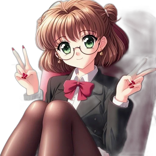 staff, jacket, weapon, anime transparent PNG cut-out