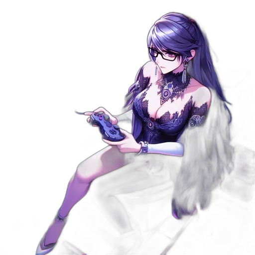 dress, staff, weapon, robot transparent PNG cut-out