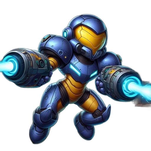 robot, weapon, staff, concept art transparent PNG cut-out
