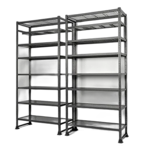 furniture, 3d render, wire, shelving transparent PNG cut-out