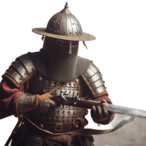 sword, weapon, staff, hat transparent PNG cut-out