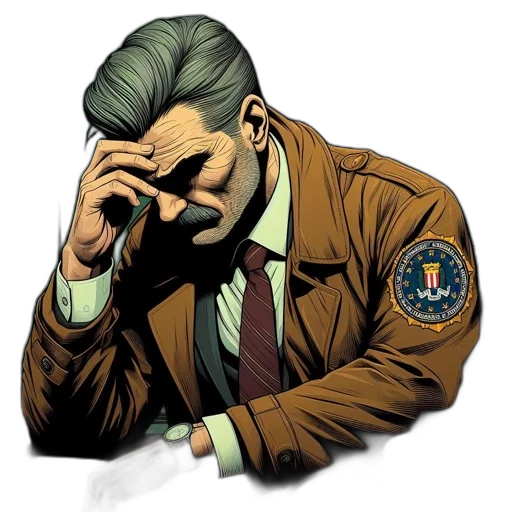 jacket, face, mask, comic book art transparent PNG cut-out