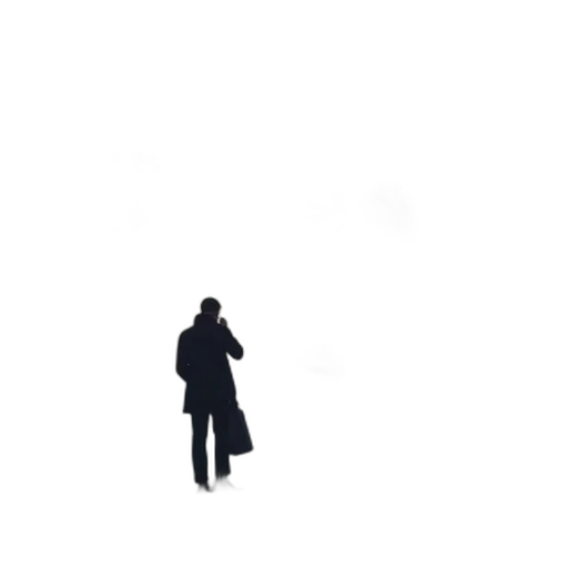 staff, umbrella, jacket, robot transparent PNG cut-out