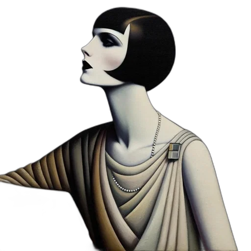 jewelry, dress, face, staff transparent PNG cut-out