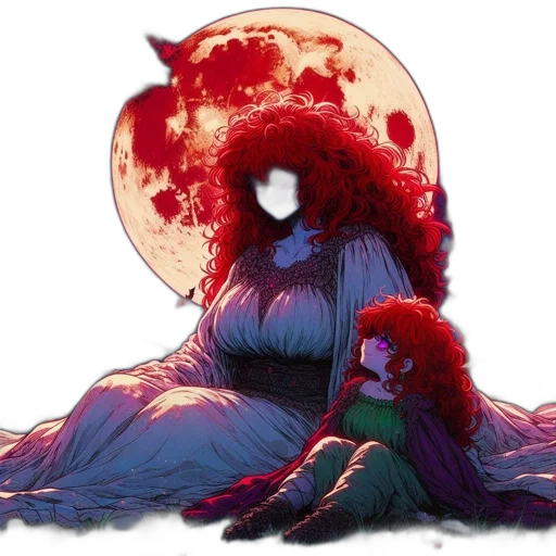creature, dress, concept art, comic book art transparent PNG cut-out
