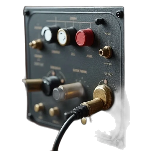 plugs, selector, panel, cuba transparent PNG cut-out