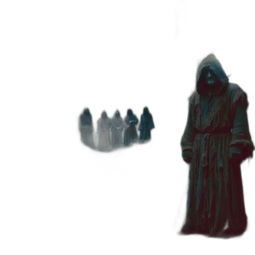 mask, creature, staff, weapon transparent PNG cut-out