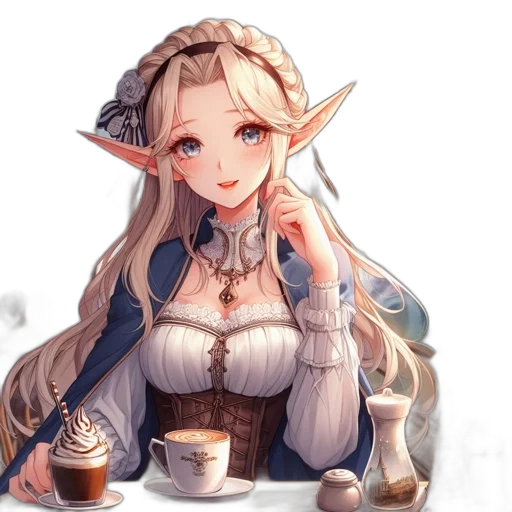 staff, dragon, dress, face transparent PNG cut-out