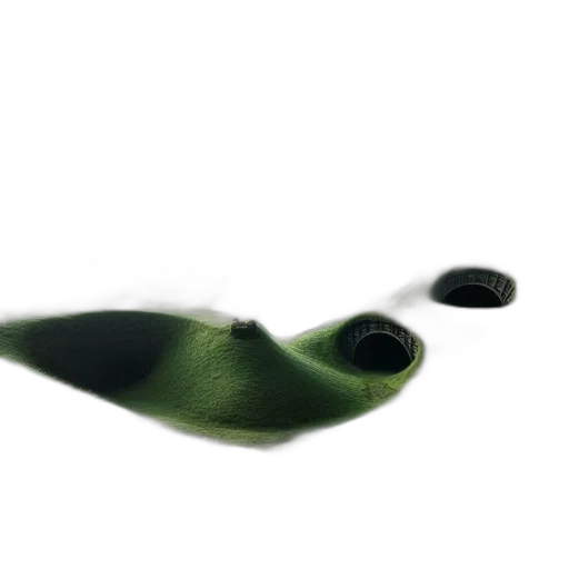 bottle, mask, shoes, hat transparent PNG cut-out