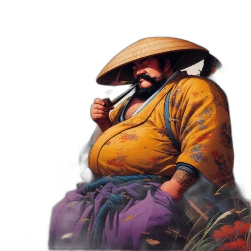 face, hat, staff, food transparent PNG cut-out
