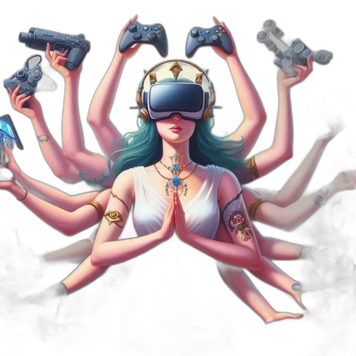 weapon, concept art, cyberpunk, fantasy art transparent PNG cut-out