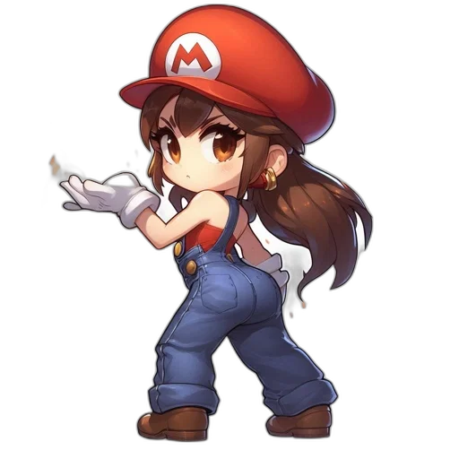 hat, staff, weapon, hair transparent PNG cut-out