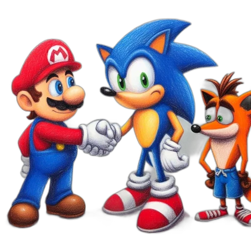 concept art, 3d render, pixel art, three transparent PNG cut-out