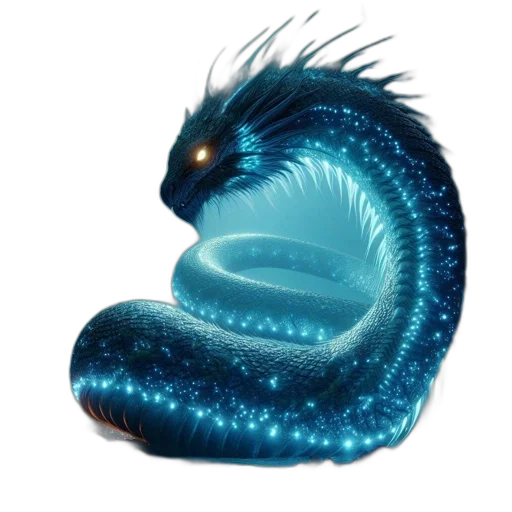 dragon, creature, animal, hair transparent PNG cut-out