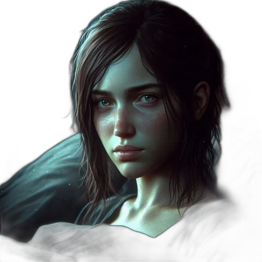 face, concept art, photorealistic, fantasy art transparent PNG cut-out