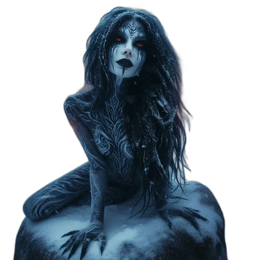 creature, dress, mask, face transparent PNG cut-out