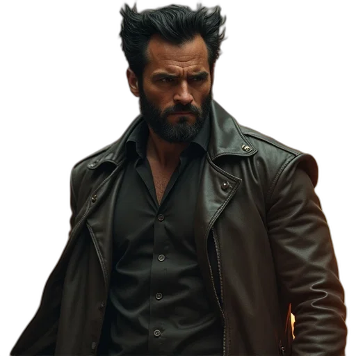 jacket, concept art, comic book art, cyberpunk transparent PNG cut-out