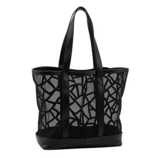 3d render, monochrome, black, mesh transparent PNG cut-out
