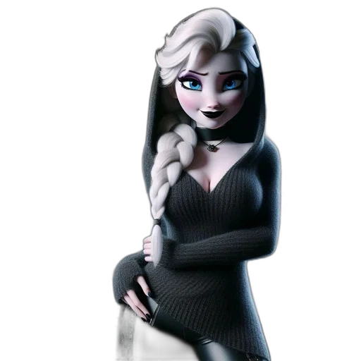 dress, 3d render, concept art, fantasy art transparent PNG cut-out
