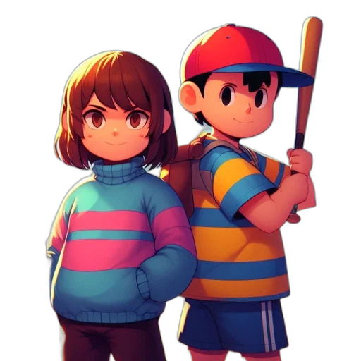 weapon, jacket, staff, pixel art transparent PNG cut-out