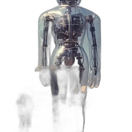 robot, creature, dress, jacket transparent PNG cut-out