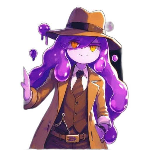 staff, hat, jacket, weapon transparent PNG cut-out