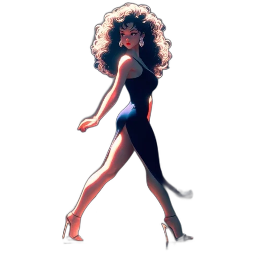 dress, hair, concept art, pixel art transparent PNG cut-out