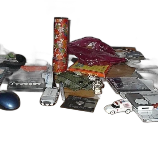 weapon, 3d render, outer space, wooden transparent PNG cut-out