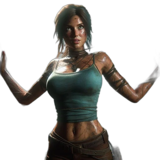 concept art, fantasy art, comic book art, 3d render transparent PNG cut-out