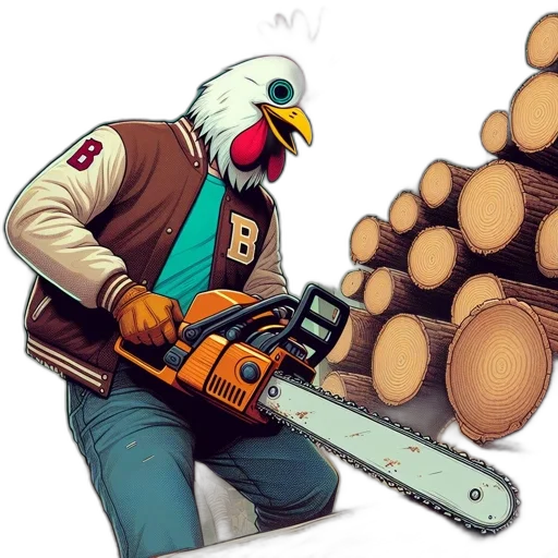 weapon, animal, jacket, staff transparent PNG cut-out