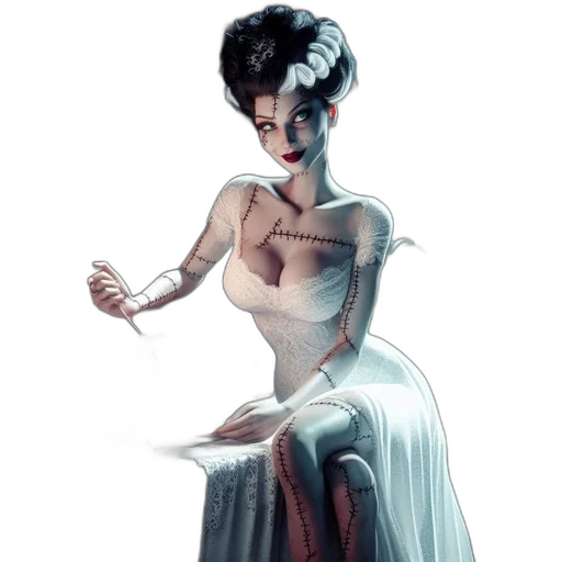 dress, staff, concept art, fantasy art transparent PNG cut-out
