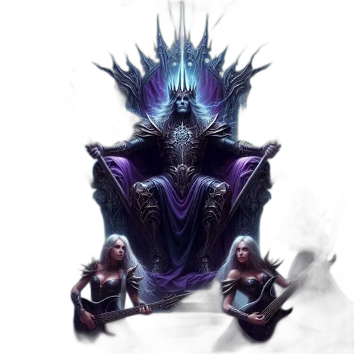 crown, staff, concept art, fantasy art transparent PNG cut-out