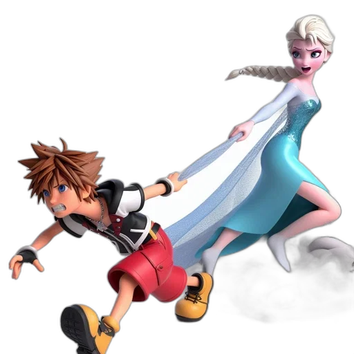 dress, concept art, 3d render, comic book art transparent PNG cut-out