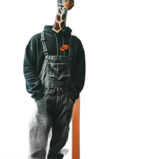 staff, jacket, robot, face transparent PNG cut-out