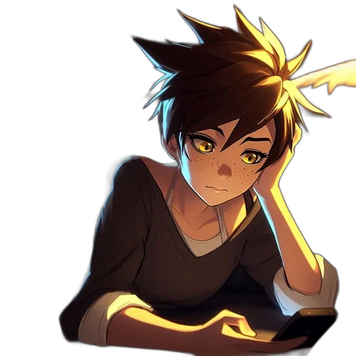 anime, concept art, cartoon, pixel art transparent PNG cut-out