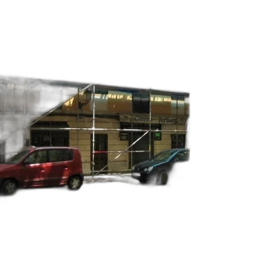 car, building, weapon, staff transparent PNG cut-out