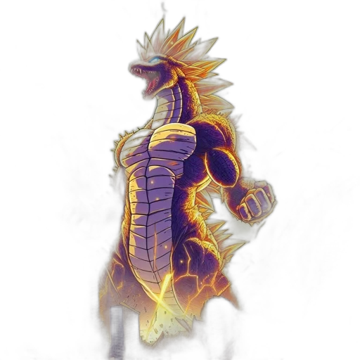 dragon, creature, animal, staff transparent PNG cut-out