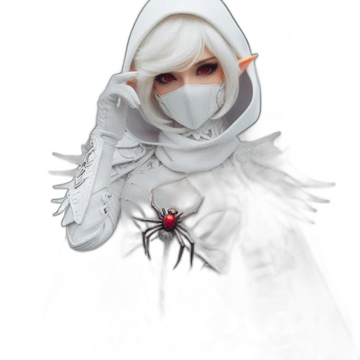 mask, face, creature, staff transparent PNG cut-out