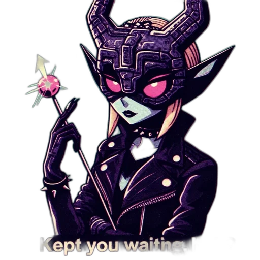 mask, staff, robot, pixel art transparent PNG cut-out