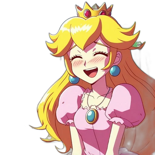 crown, dress, staff, anime transparent PNG cut-out