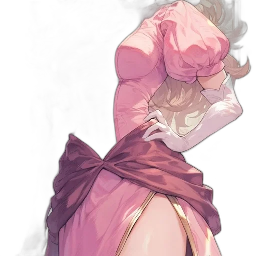 dress, staff, crown, weapon transparent PNG cut-out