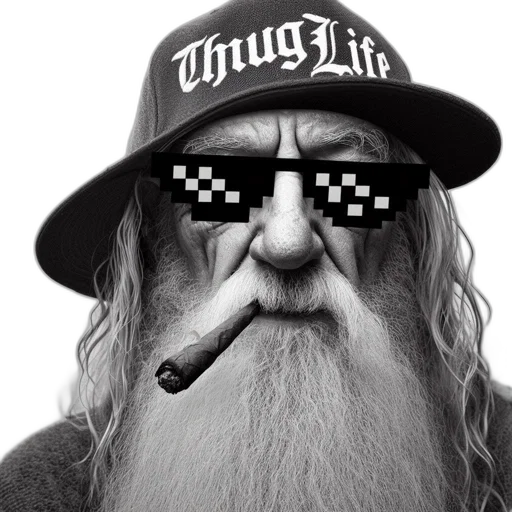 hat, photorealistic, elderly, man transparent PNG cut-out