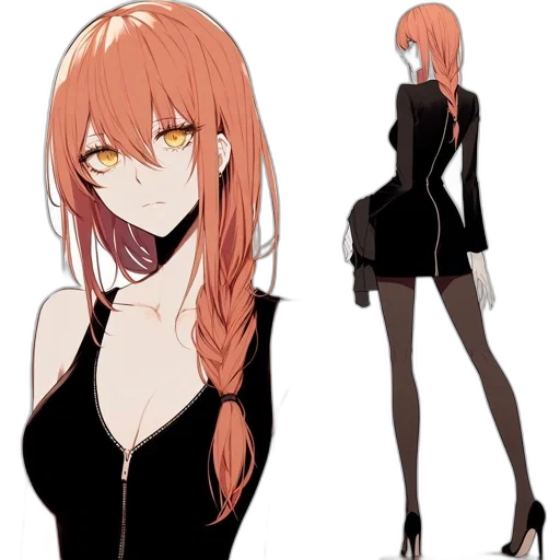dress, jacket, staff, creature transparent PNG cut-out