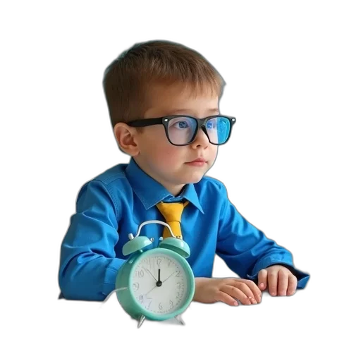 staff, 3d render, young, boy transparent PNG cut-out