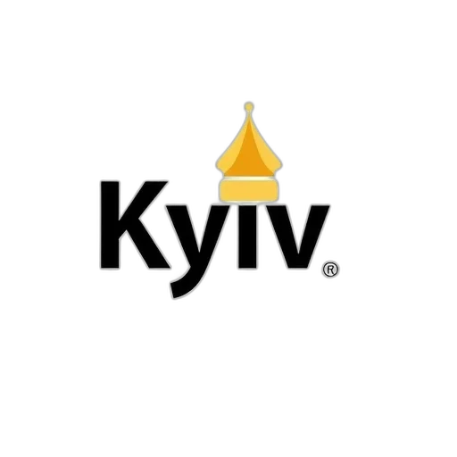 stylized, logo, word, kyiv transparent PNG cut-out