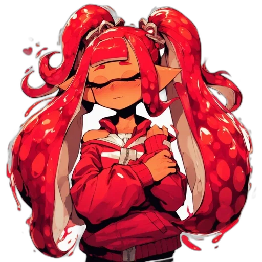 jacket, mask, creature, hair transparent PNG cut-out