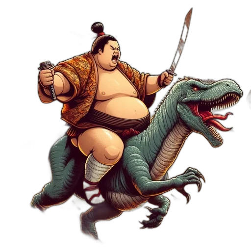 dragon, creature, animal, staff transparent PNG cut-out
